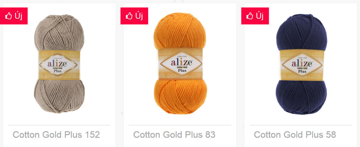 Álomfonalak - Cotton Gold Plus - Alize